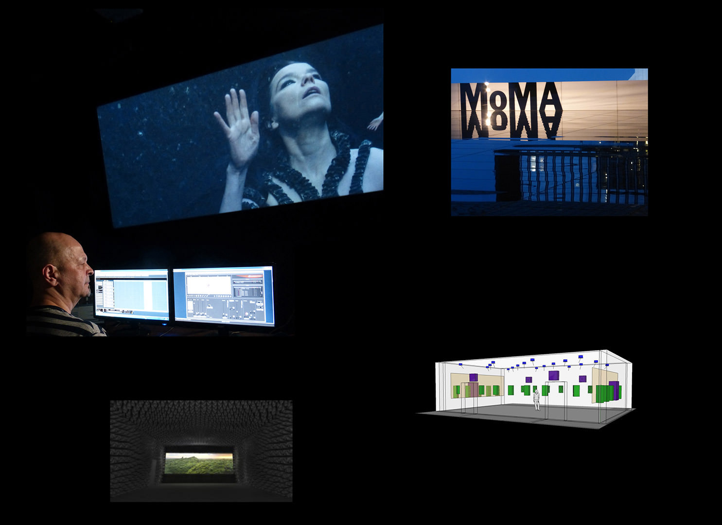 Spatial sound systems for Björk at MoMA
